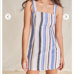 Linen Striped Dress